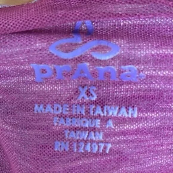 Prana Amaya Space Dye Dress Boysenberry Eggplant Purple‎ Size XS Shelf Bra Boho - Picture 5 of 11